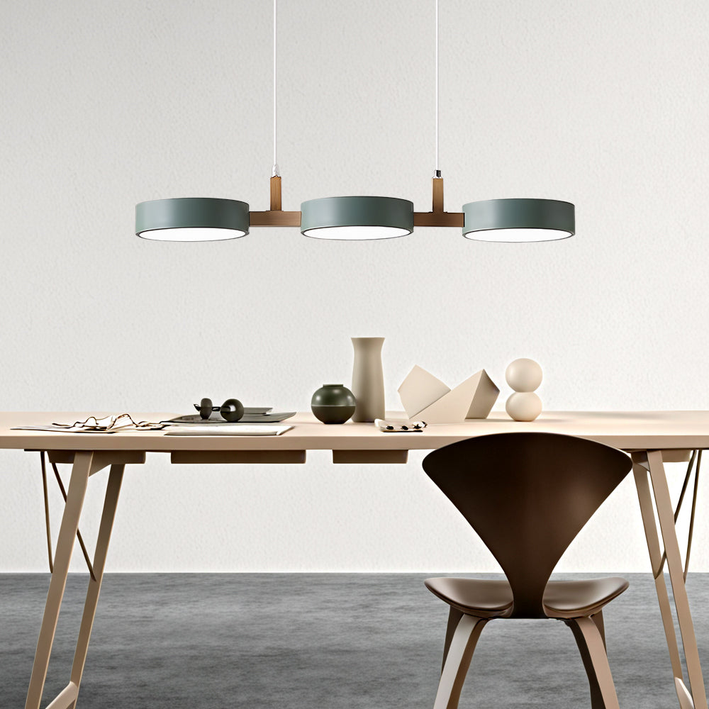 Nordic Flush Deckenleuchte mit mehreren Köpfen für Küchen und Esszimmer