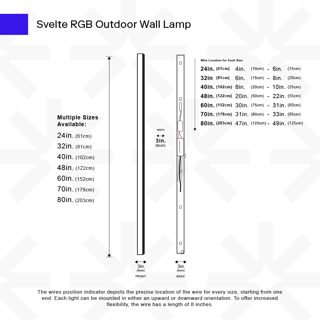 Svelte RGB Außenlampe