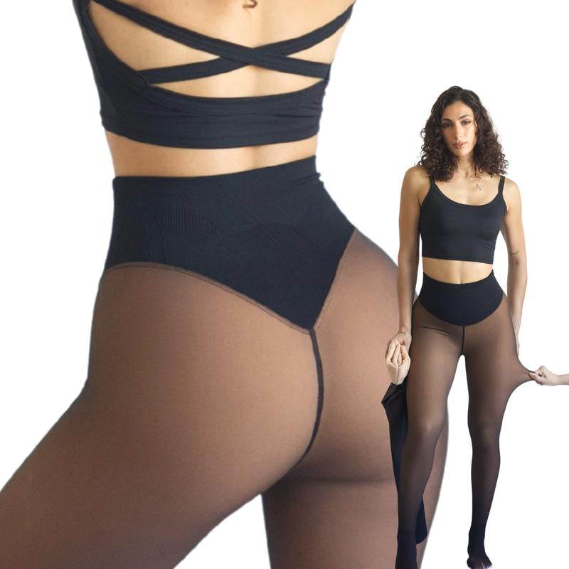 ThermoCurve | Original Fleecegefütterte Leggings Taille Bestimmend Warm Schlank