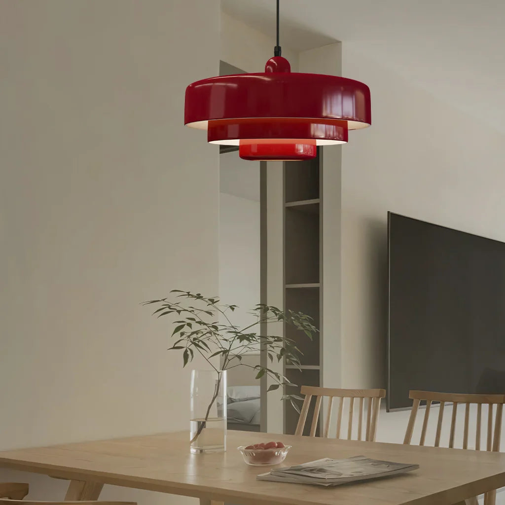 Hind Triple Layer Disc Macaron Pendelleuchte