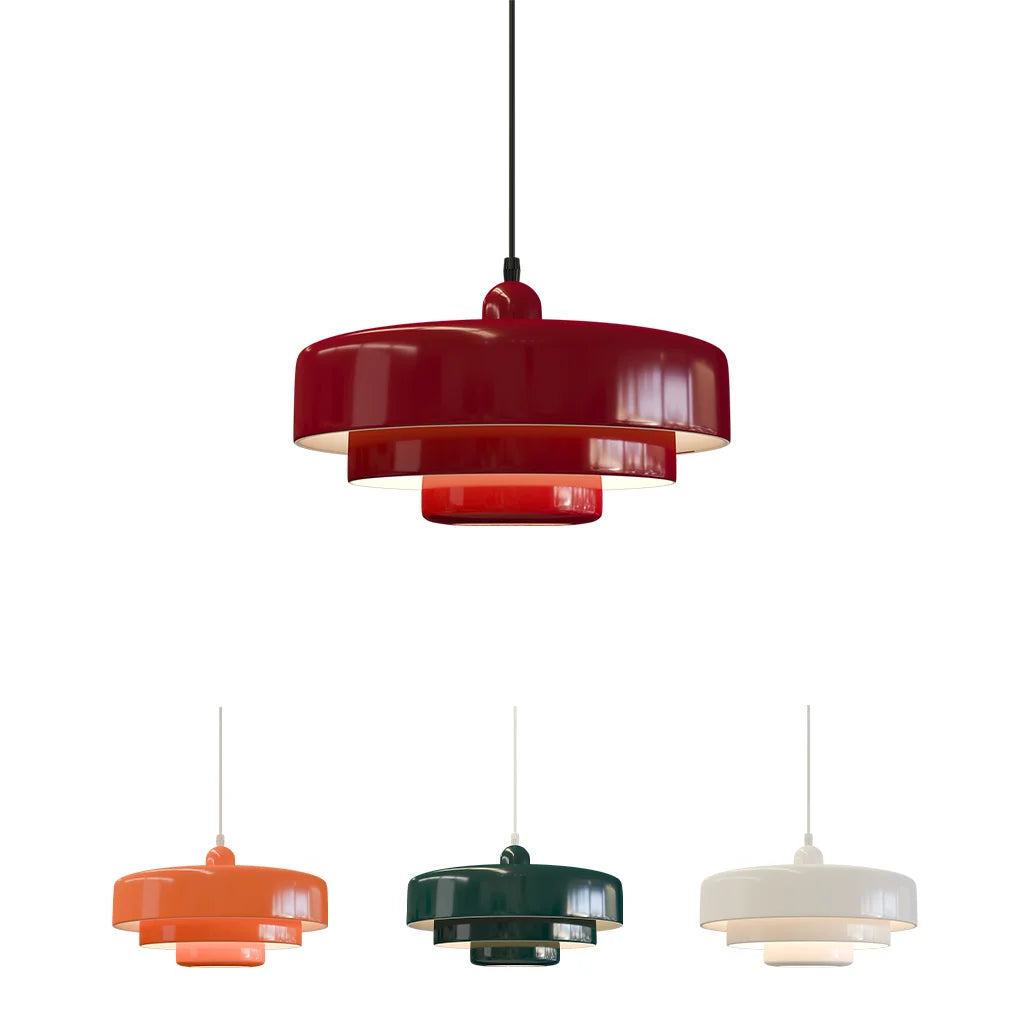 Hind Triple Layer Disc Macaron Pendelleuchte
