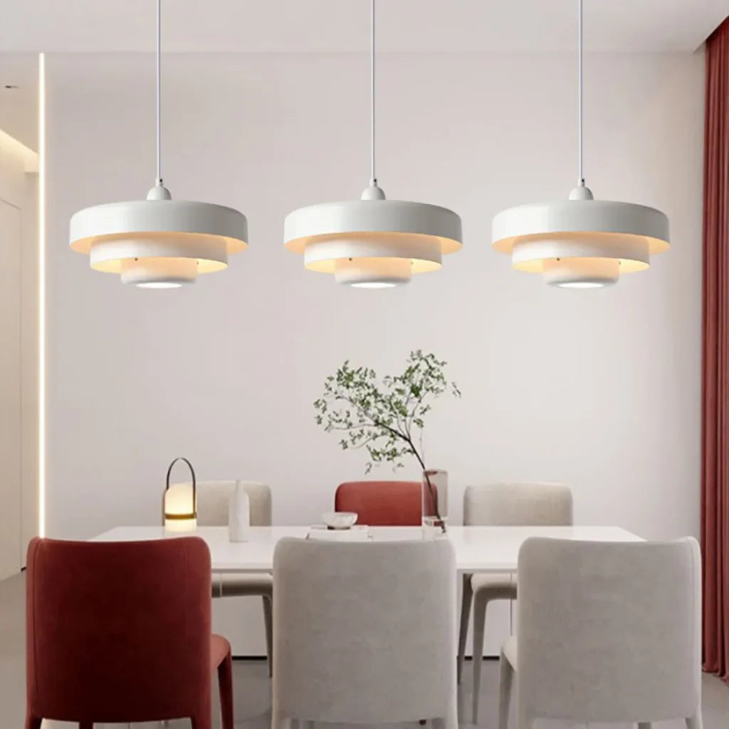 Hind Triple Layer Disc Macaron Pendelleuchte