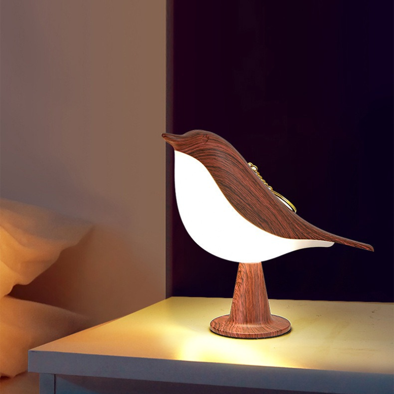 TwiLightBird | Wiederaufladbare LED-Nachtlicht mit Touch und kreativem Vogeldesign