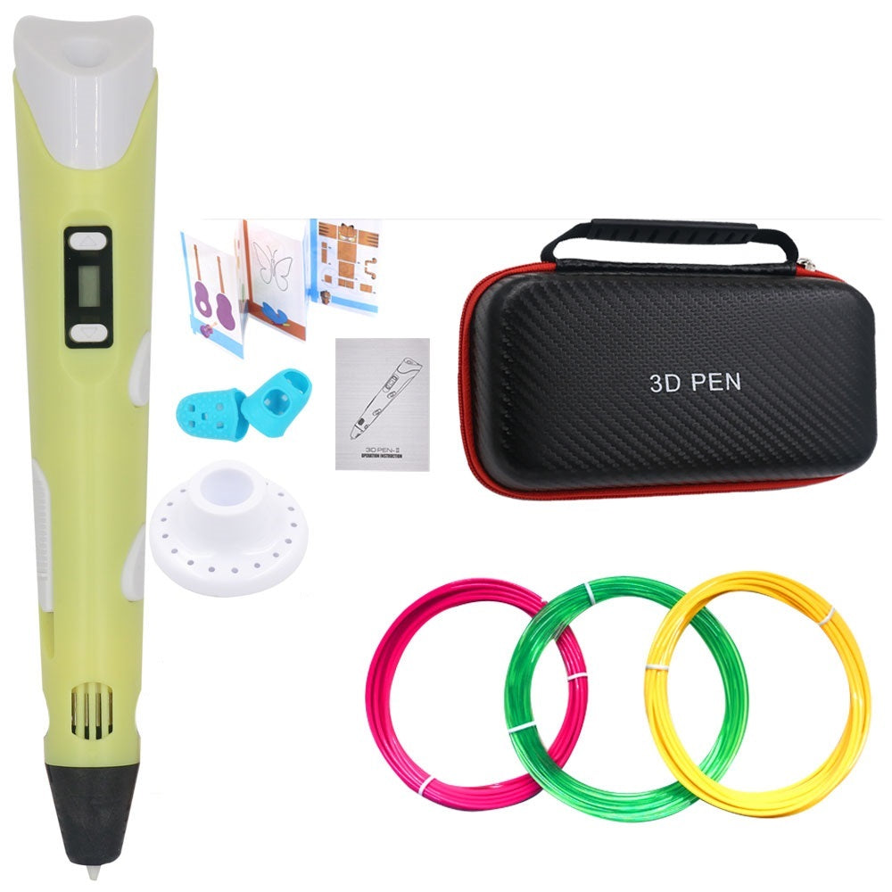 3D-Druckstift DIY-Zeichenstift mit 200M PLA-Filament, Geschenk für Kinder