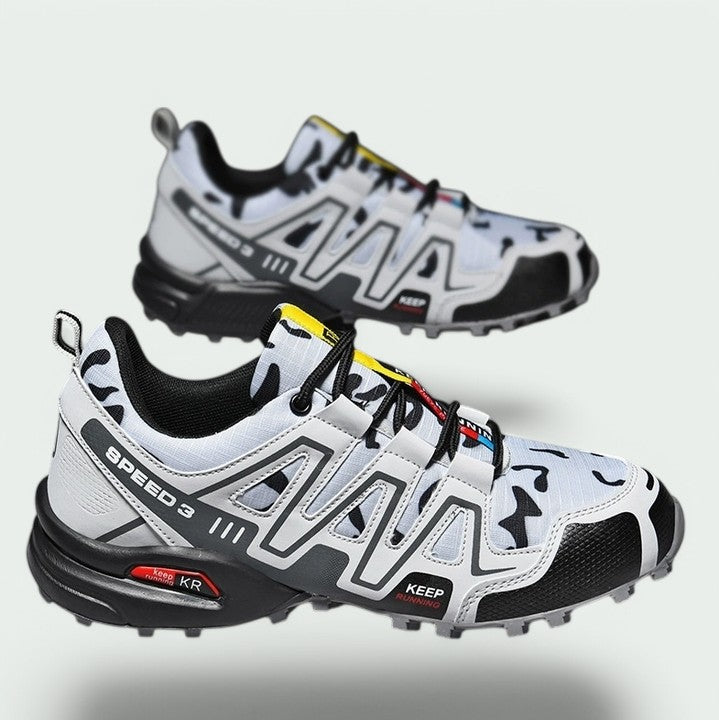 Herren Wanderschuhe Wasserdicht Gummi für Wanderungen und den Alltag