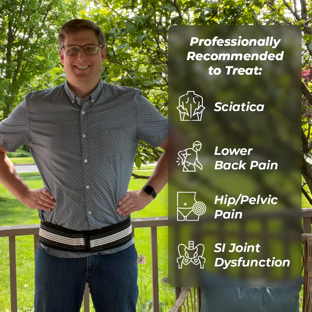 Sciatica Schmerz Linderungs Gürtel - beseitigen Sie Ihre Ischias- & Rückenschmerzen