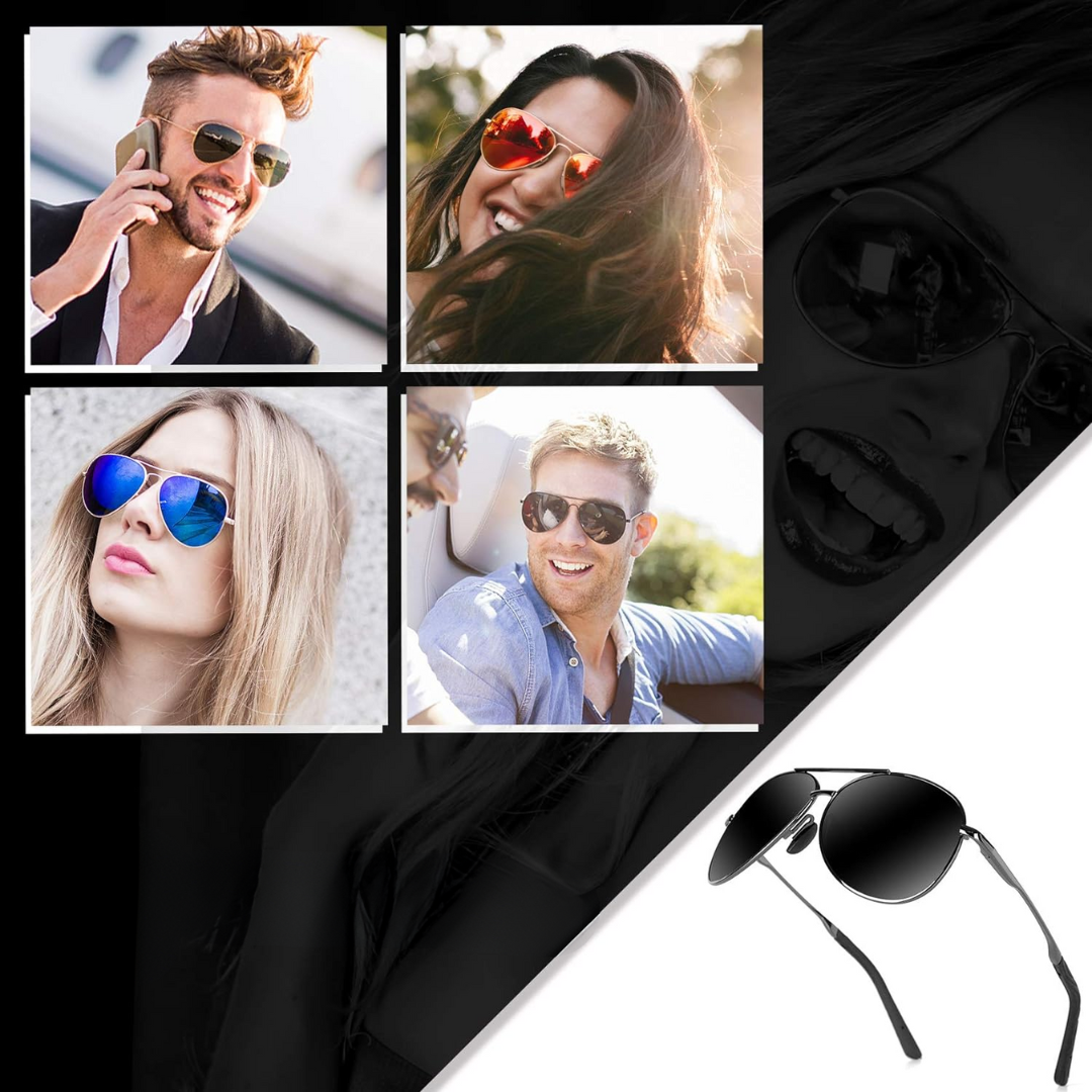 Premium Polarisierte Sonnenbrille Aviator