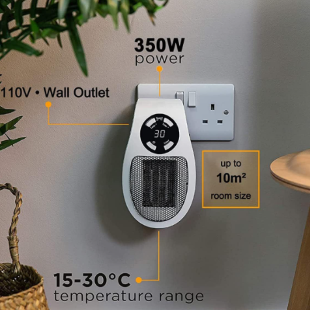 LuxaHeat Elegante Heizung | Tragbare Heizung für angenehme Wärme überall