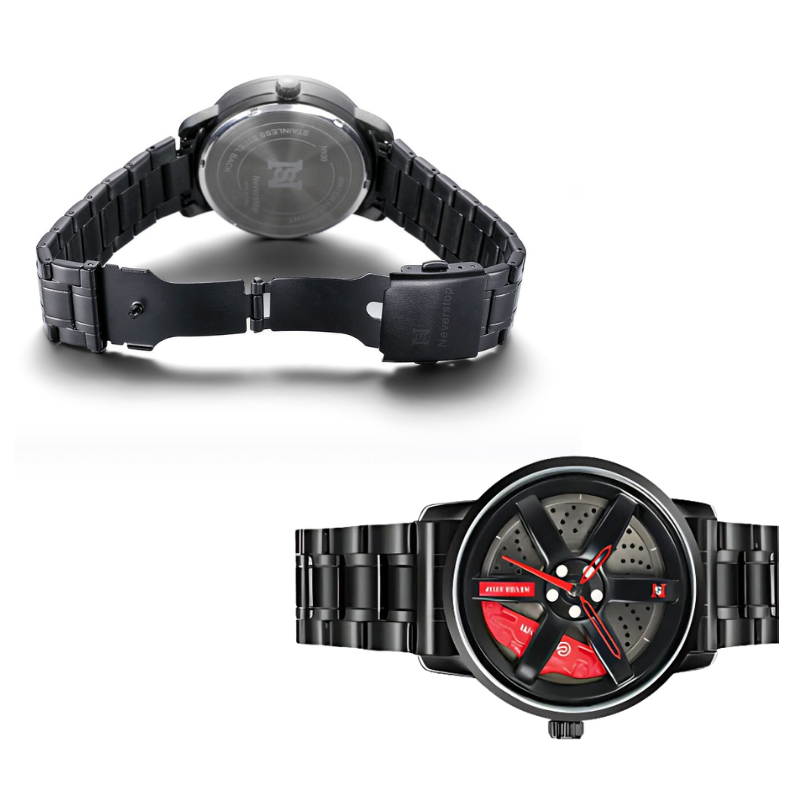 LuxeMontre | Automatische Herrenarmbanduhr – Lederband – elegantes Design – fortschrittliches mechanisches Werk