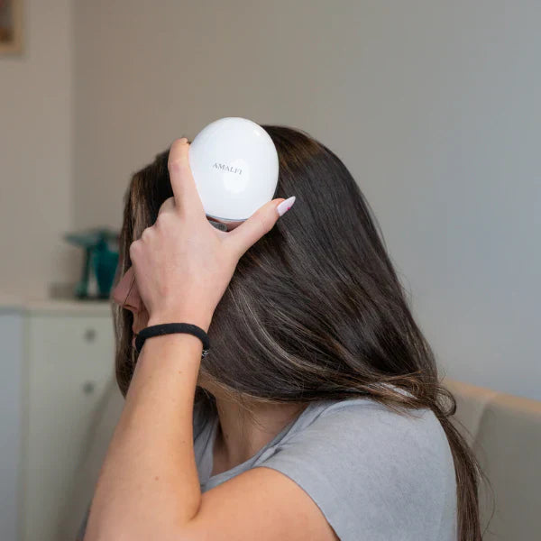 RelaxGlow Infrarot Kopfhautmassager | revitalisiere deine Kopfhaut, entspanne deinen Geist