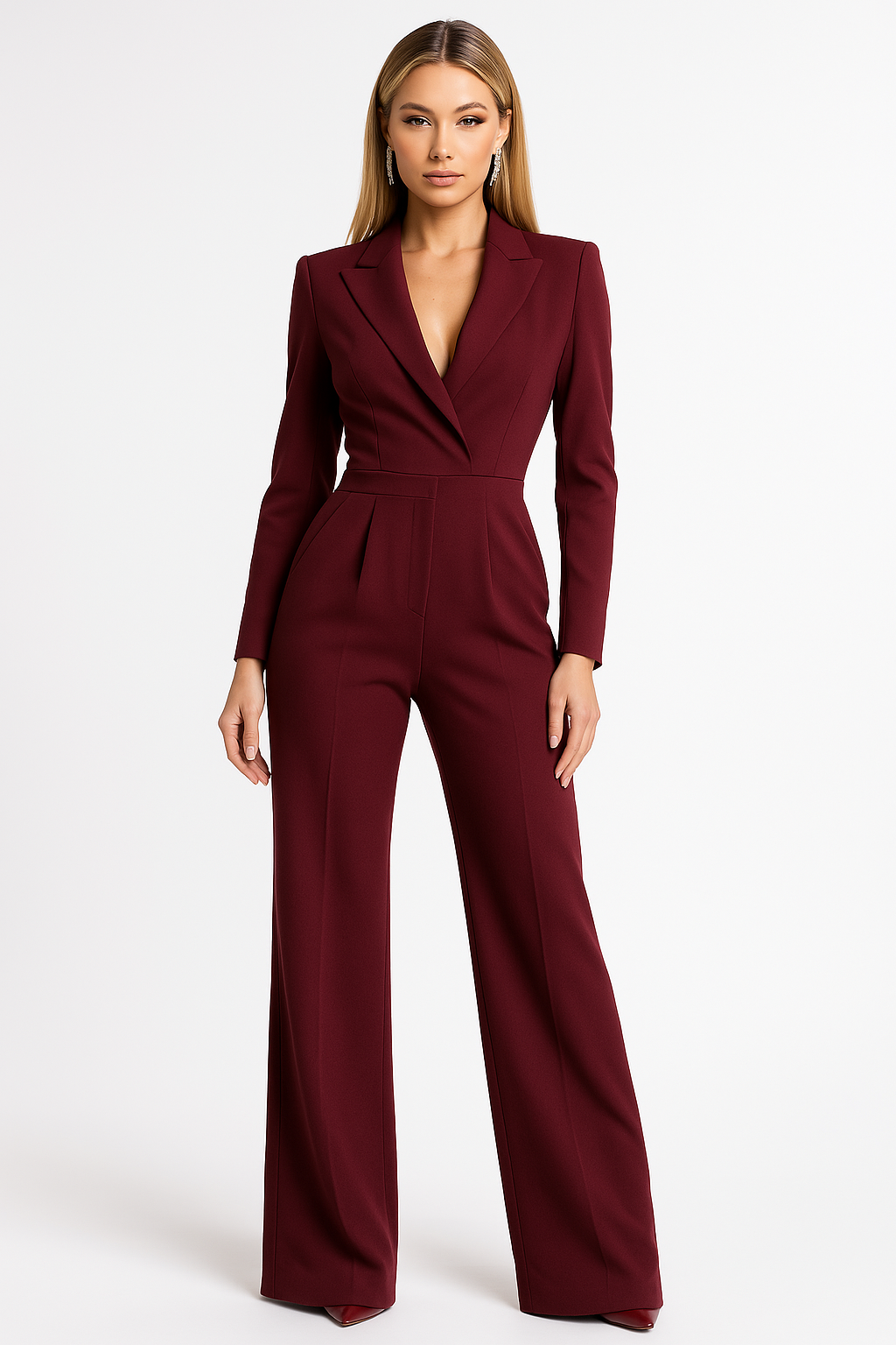 ChicLuxe Jumpsuit mit weitem Bein | Mühelos stilvoll und bequem für jeden Anlass