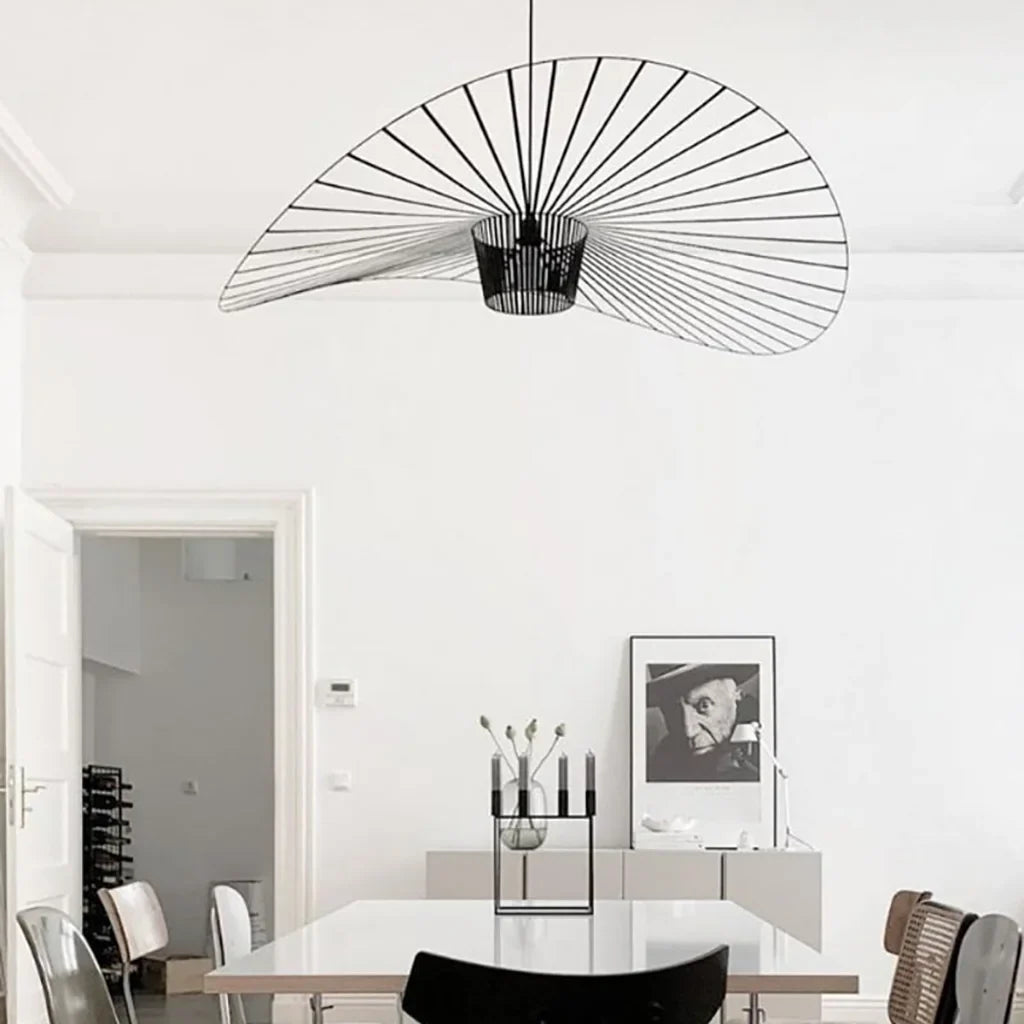 Rosland Vertigo Moderner Strohhut Pendelleuchte