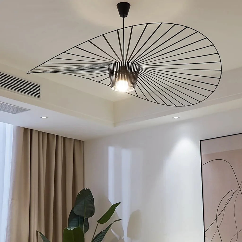 Rosland Vertigo Moderner Strohhut Pendelleuchte
