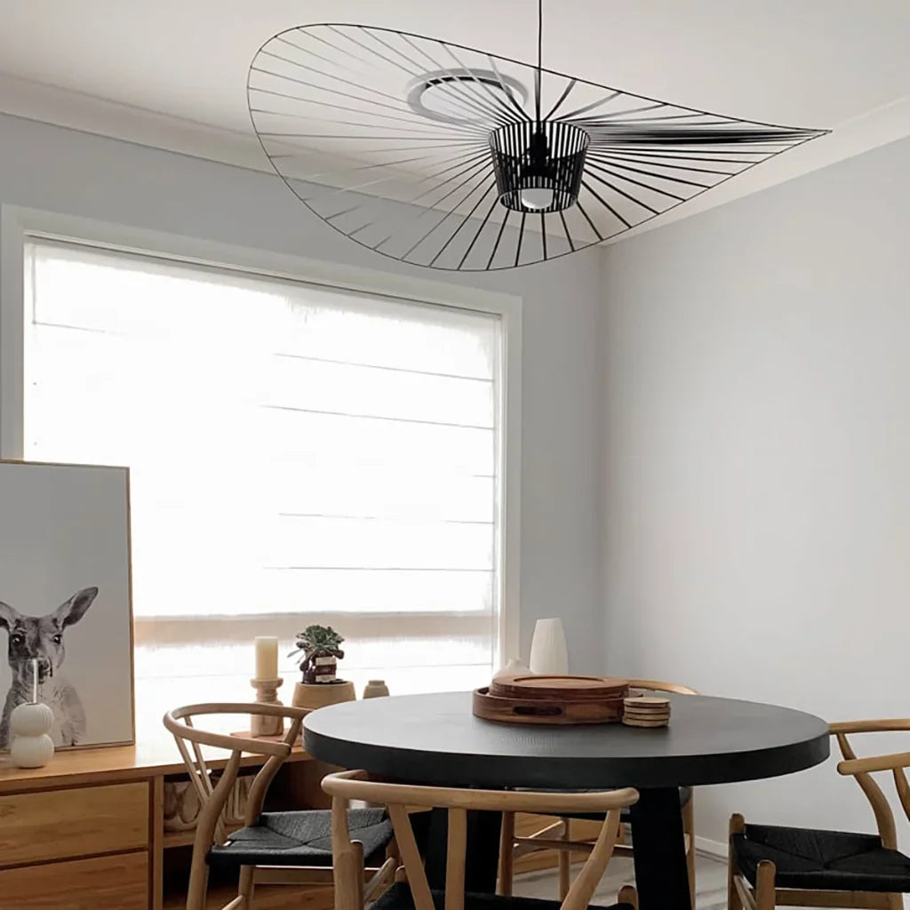 Rosland Vertigo Moderner Strohhut Pendelleuchte