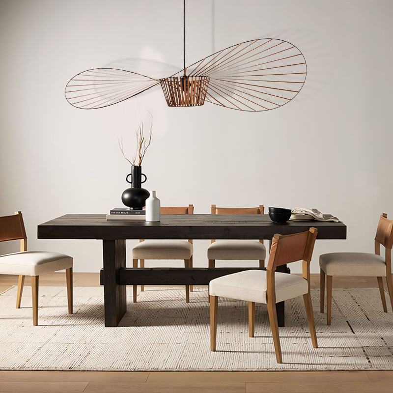 Rosland Vertigo Moderner Strohhut Pendelleuchte