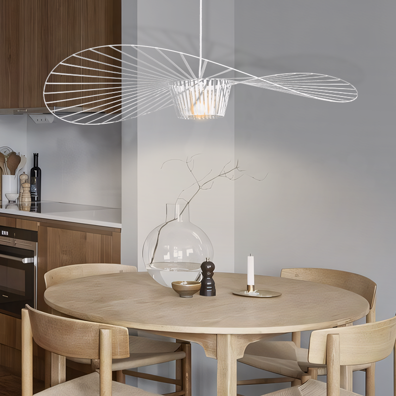 Rosland Vertigo Moderner Strohhut Pendelleuchte