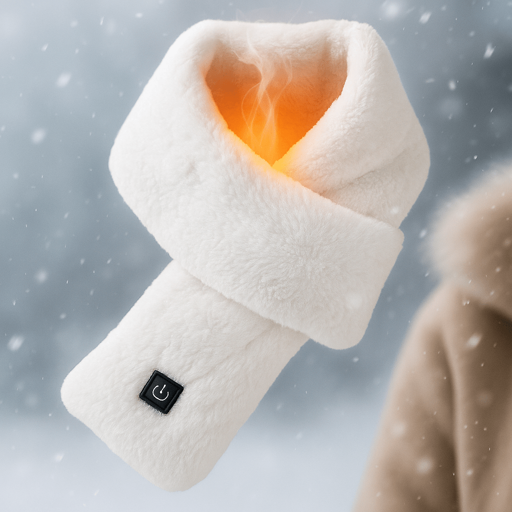 CozyHeat beheizte Fleece-Schal – USB-thermischer Schal mit 3 Wärmeinstellungen