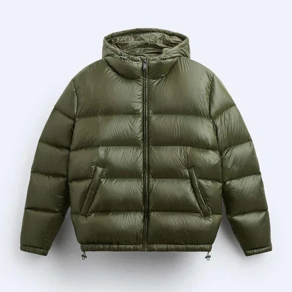 Wasserdichte Baumwoll-Pufferjacke für Herren – Wärme, Komfort und zeitgemäßer Stil