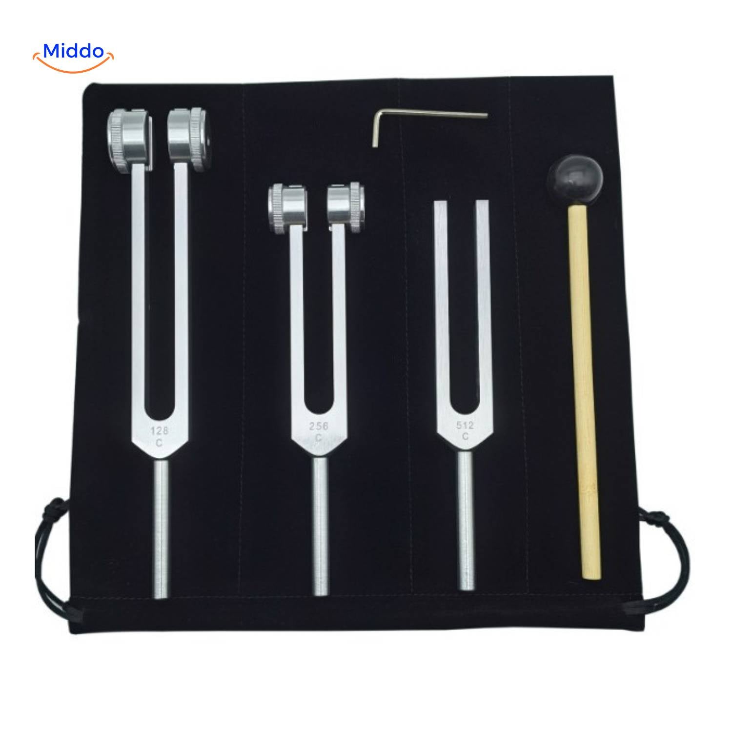 VibeHarmony Stimmgabel Set | Frequente Heilung bis 528 Hz für Körper und Geist