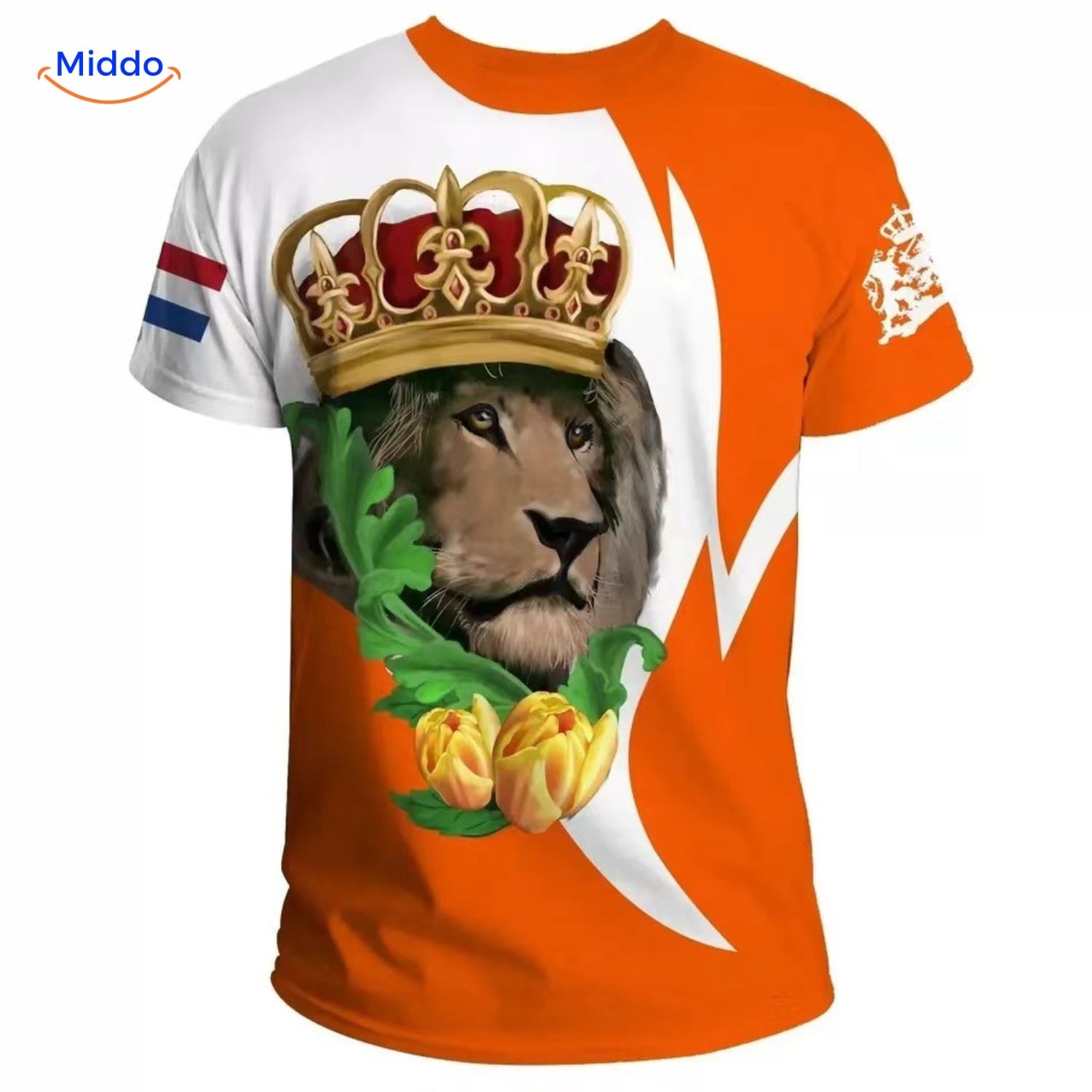 OranjeSpirit Fan T-Shirt | Ideal für Formel 1, Königstag & nationale Feierlichkeiten