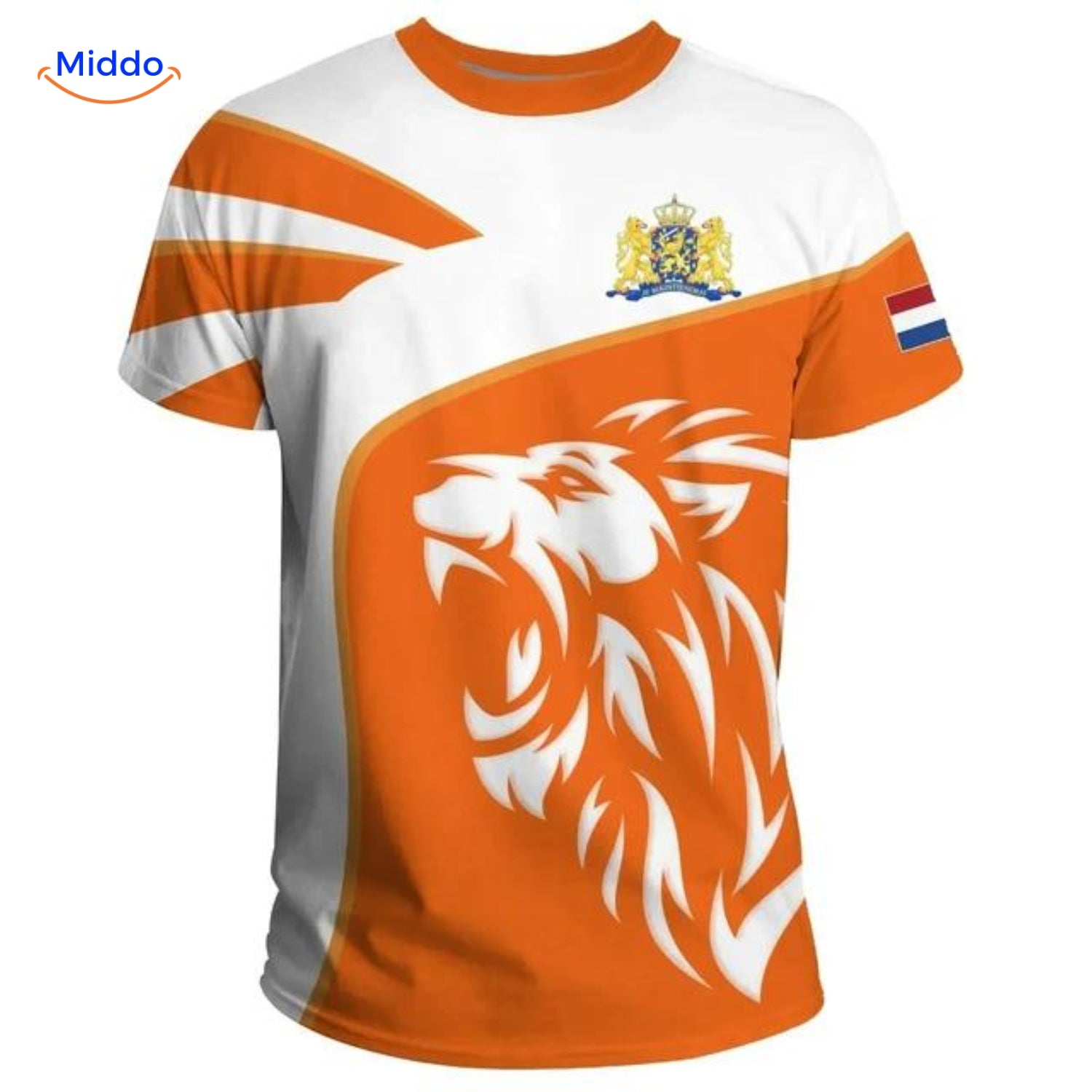 OranjeSpirit Fan T-Shirt | Ideal für Formel 1, Königstag & nationale Feierlichkeiten