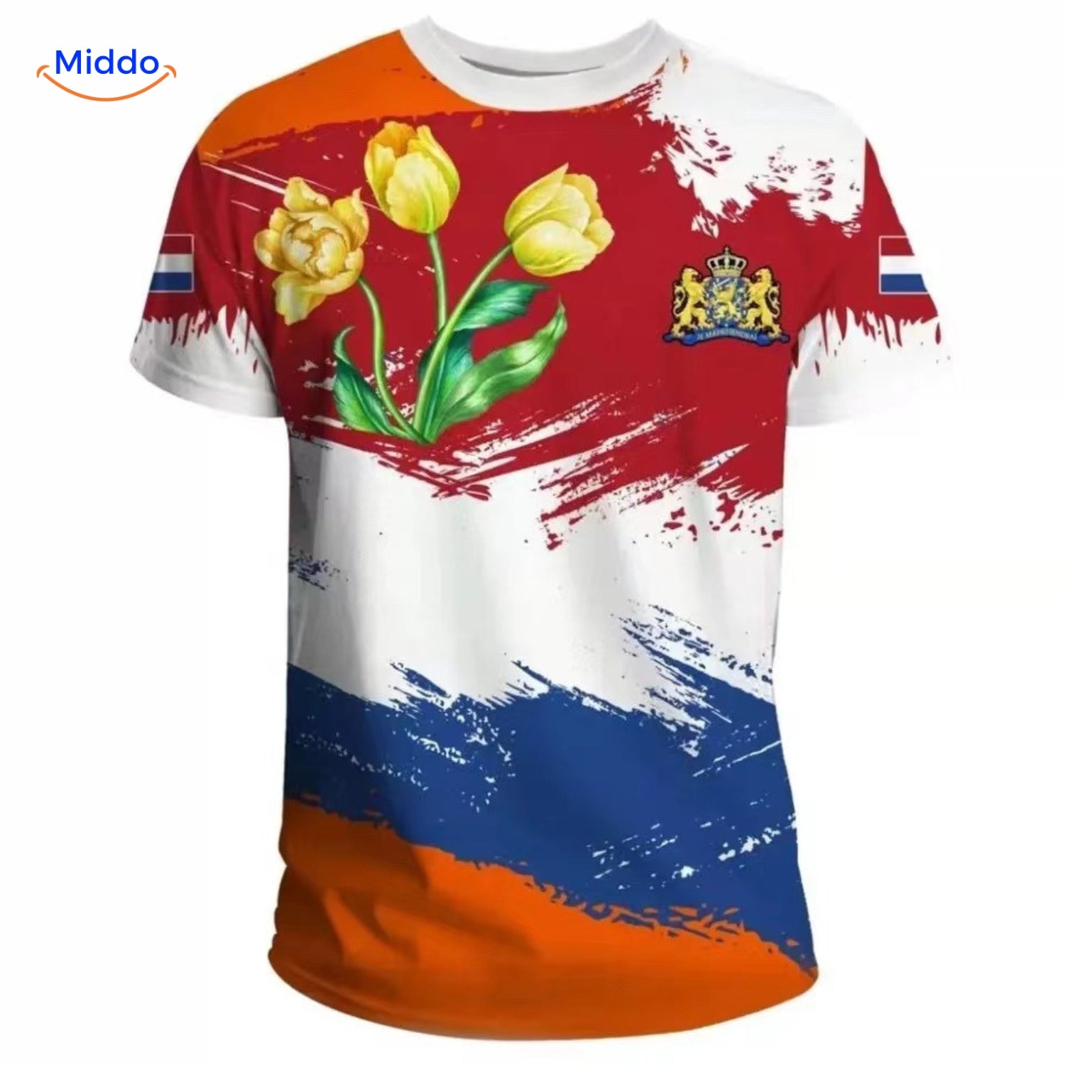OranjeSpirit Fan T-Shirt | Ideal für Formel 1, Königstag & nationale Feierlichkeiten