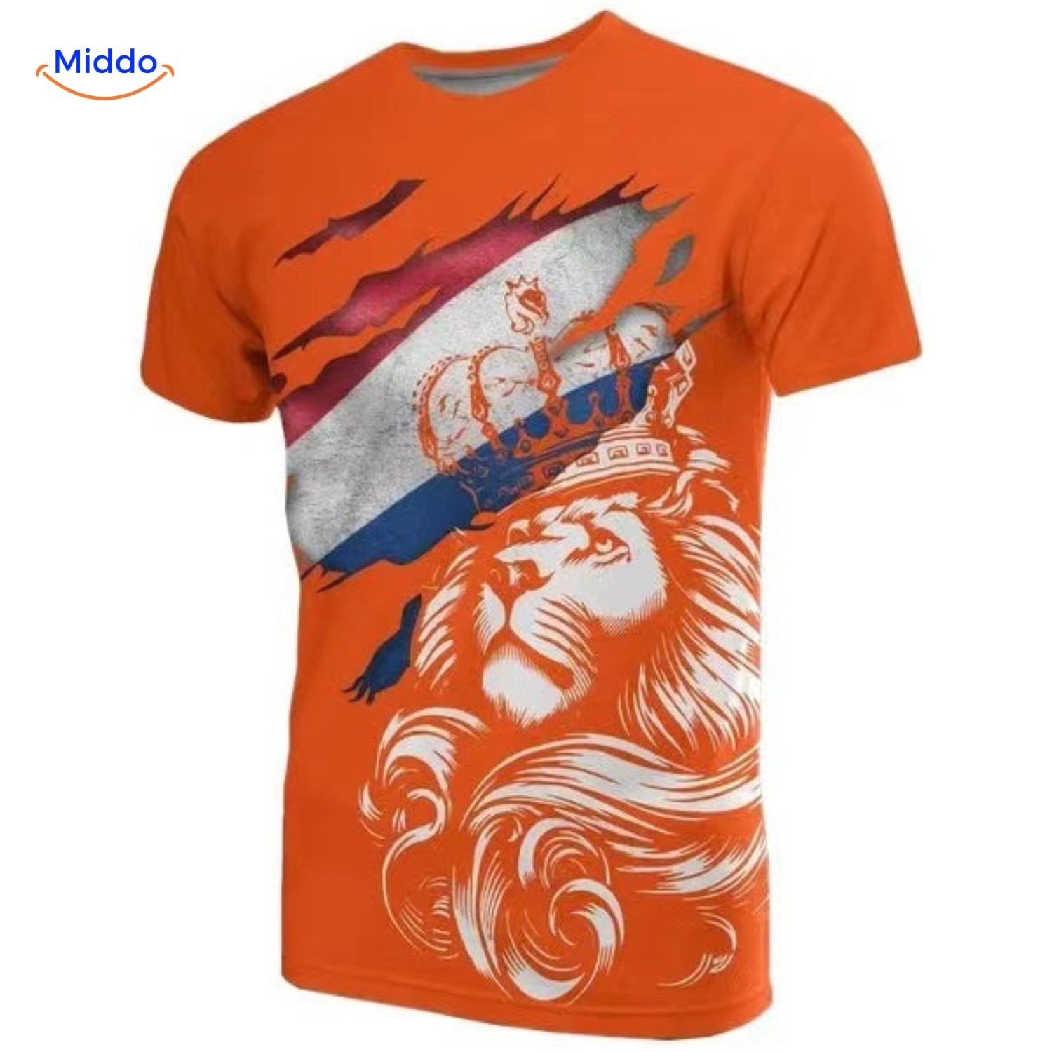 OranjeSpirit Fan T-Shirt | Ideal für Formel 1, Königstag & nationale Feierlichkeiten