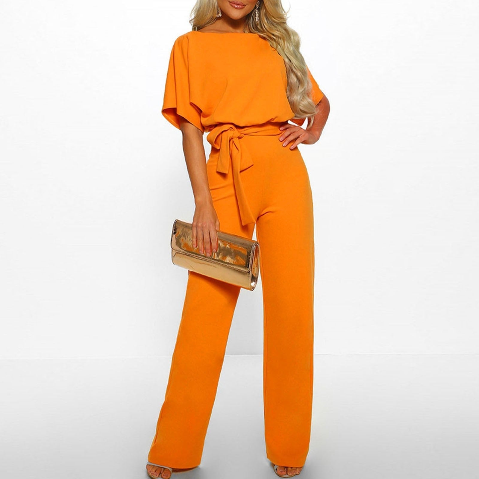 Eleganter Damen Jumpsuit Serava – Schicker Dunkelblauer Jumpsuit mit Bequemer Passform