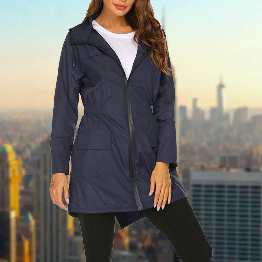 Damen Regenjacke – Stilvolle Wasserdichte Jacke für Regenwetter