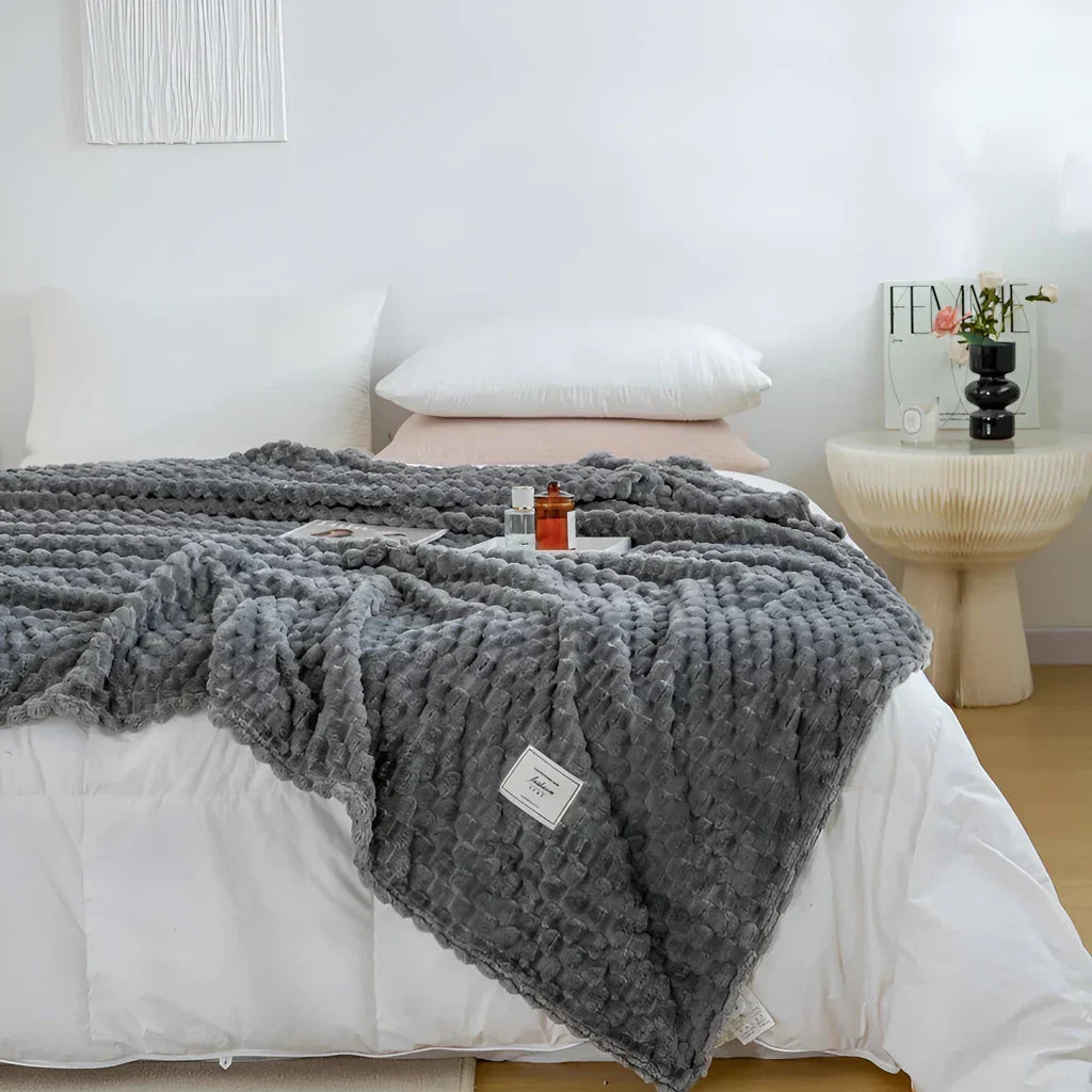 CozyNest - Ultimative Warme und Weiche Decke für Sofa und Bett