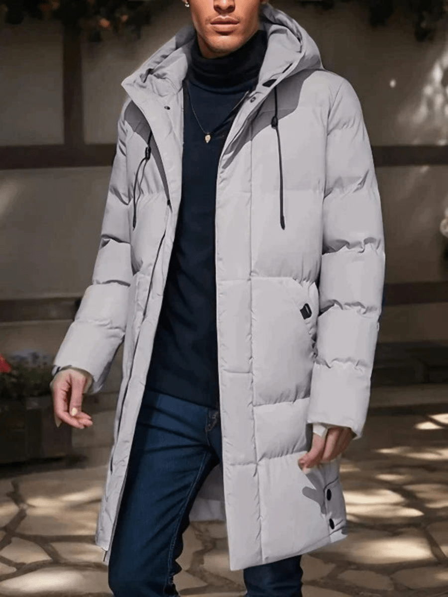 WinterHaven Warme Wasserfeste Parka – Stilvolle Lange Gefütterte Jacke