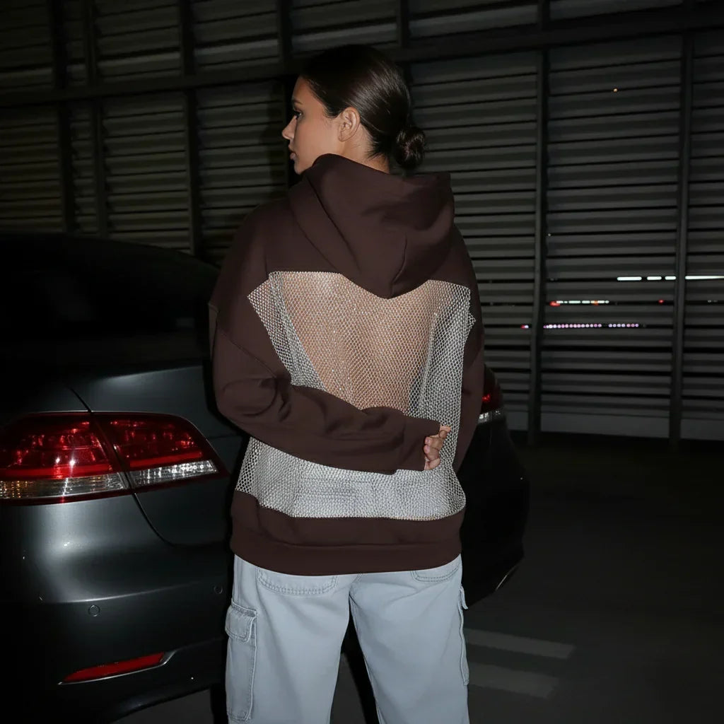 BackStageGlow | Wenn die Lichter angehen, strahlt dieser Hoodie nicht nur, sondern beherrscht den Raum