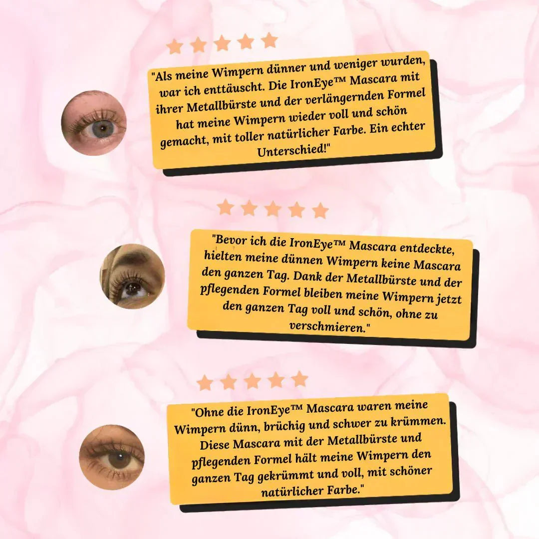 Wasserfeste Volumen-Mascara Langanhaltend Klumpenfrei 1 Plus 1 Gratis