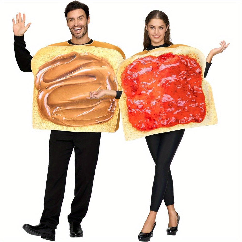 Lustige Halloween Kostüme für Paare Erdnussbutter und Gelee