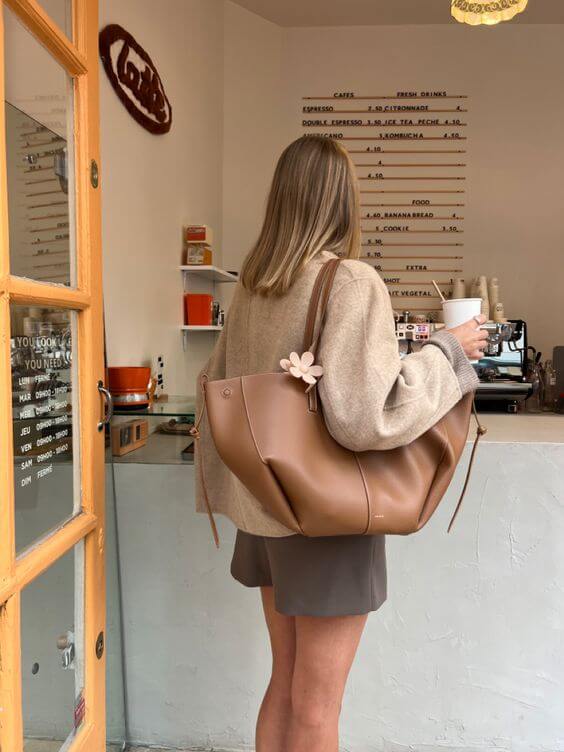 Drune - Vintage Tote Bag Damen | Geräumige Umhängetasche