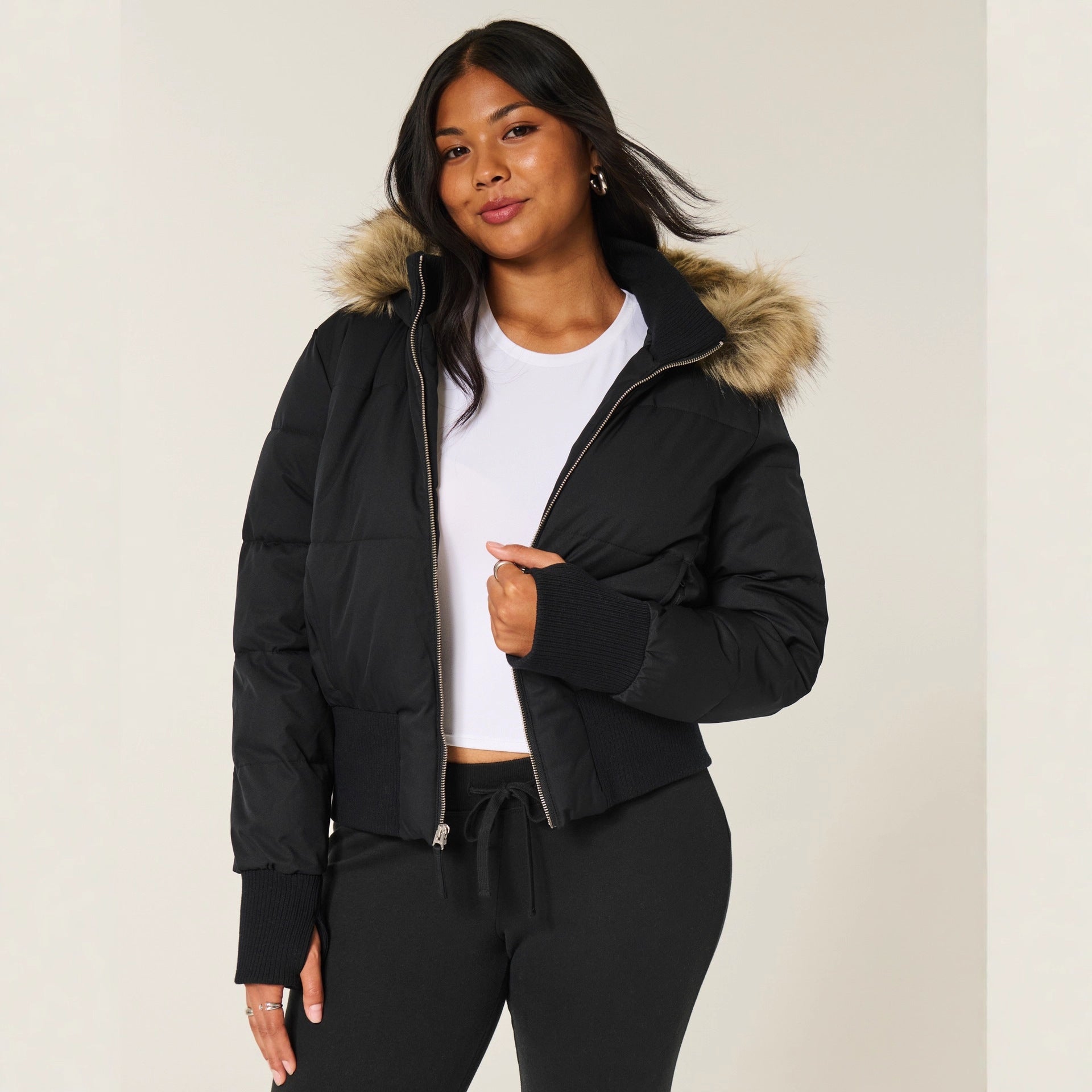 WinterEssence Steppjacke | Stilvoller und warmer Wintermantel mit abnehmbarer Kapuze