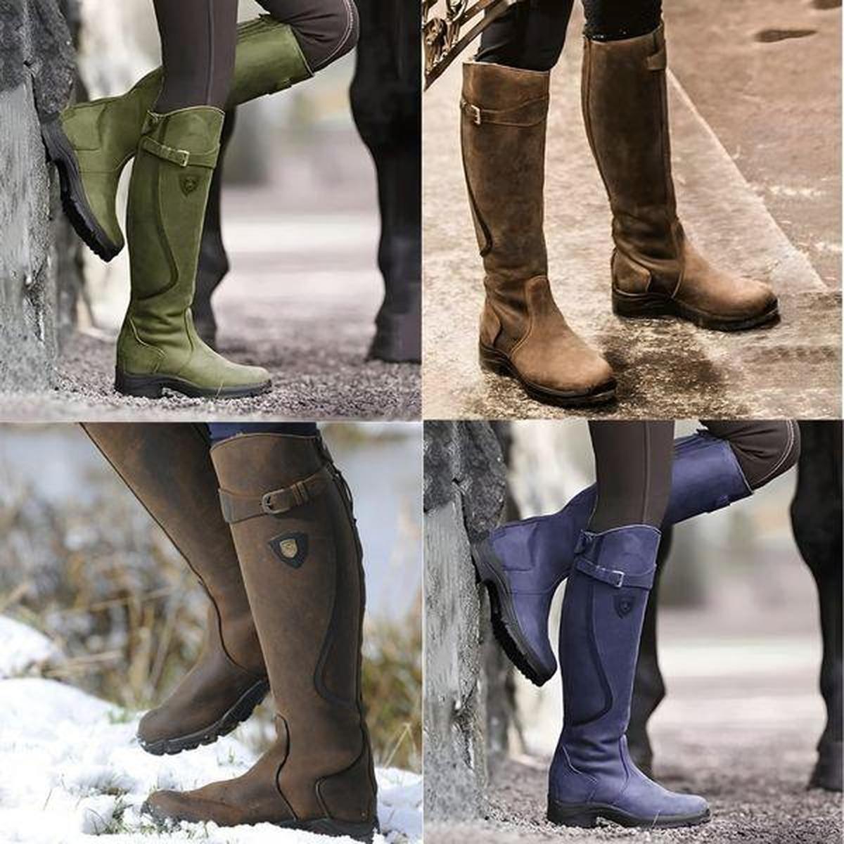 RiderElite Winterstiefel | Wasserdichte Reitstiefel aus Leder für ultimativen Komfort und Stil