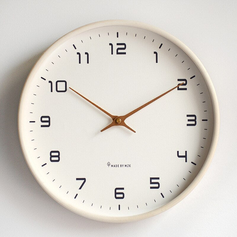 WoodenTime | Minimalistisch & Klassisch Skandinavische Wanduhr
