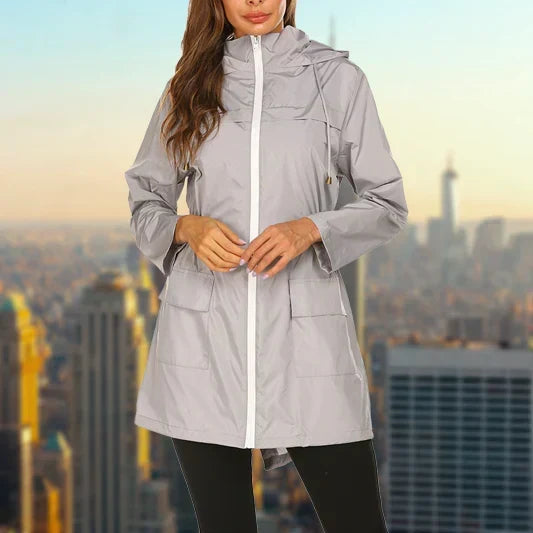 Damen Regenjacke – Stilvolle Wasserdichte Jacke für Regenwetter