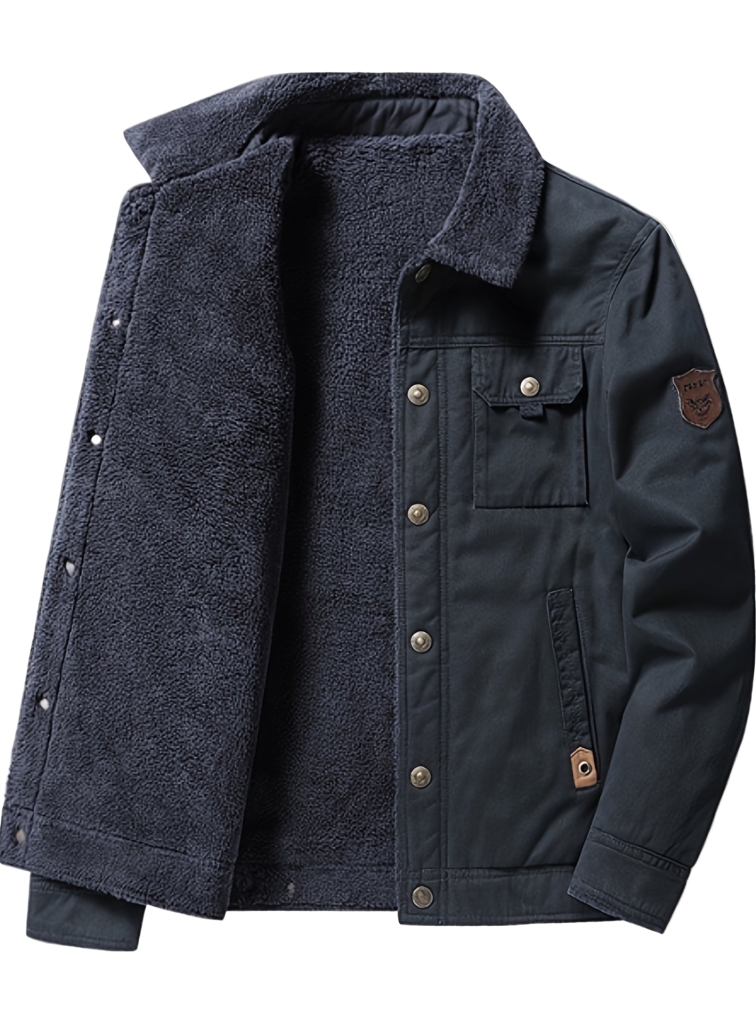 NordHaven Winterjacke Herren – Warme wasserabweisende Jacke mit Futter