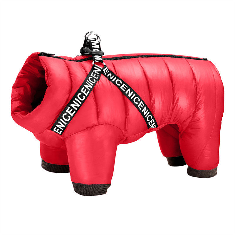 WarmPaw WinterComfort Hundejacke – Winddichte Jacke mit Weicher Isolierung für Kaltes Wetter