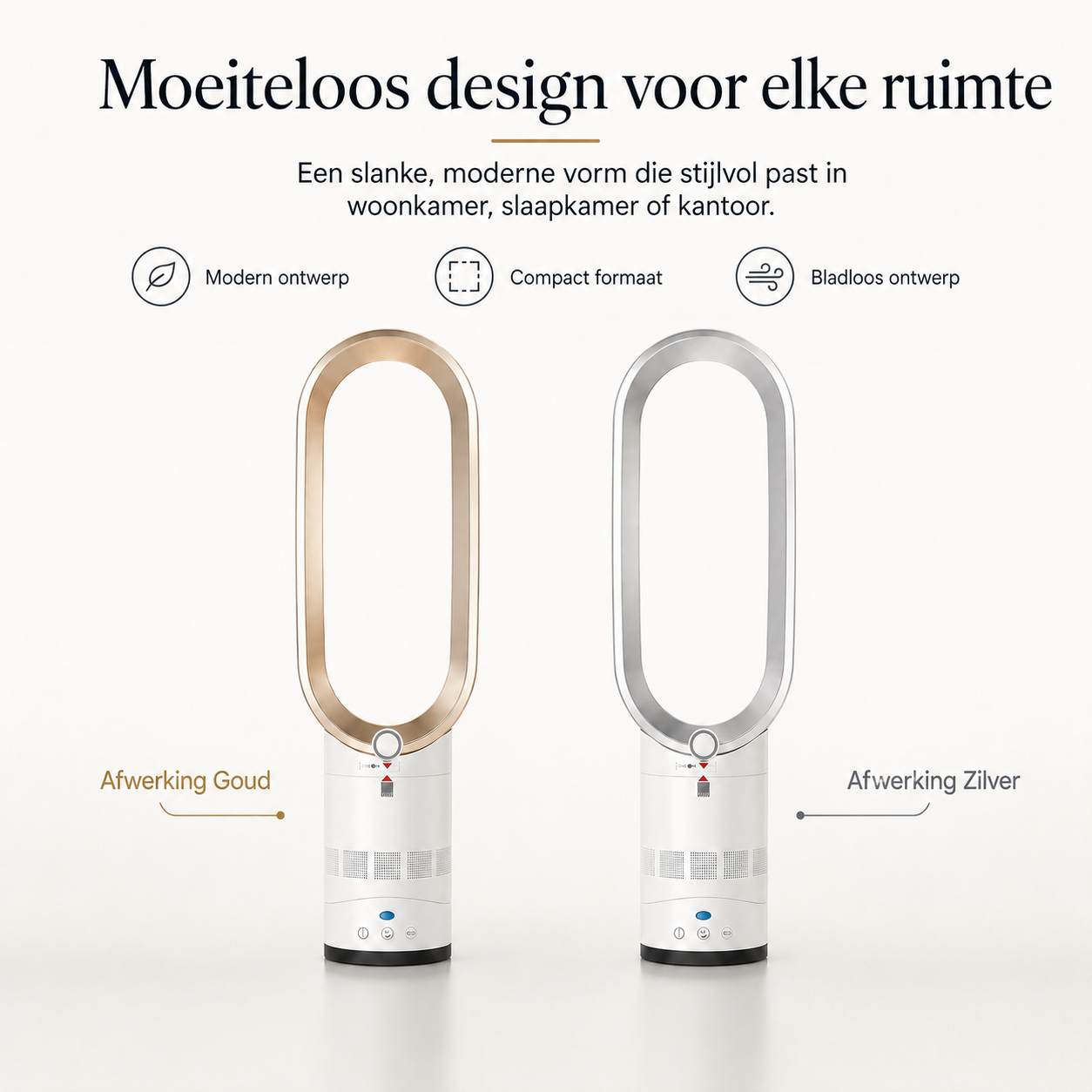 Airpure | Kompakter 3-in-1 Luftreiniger & Kühler | Mit Oszillation & LED Touch-Bedienfeld
