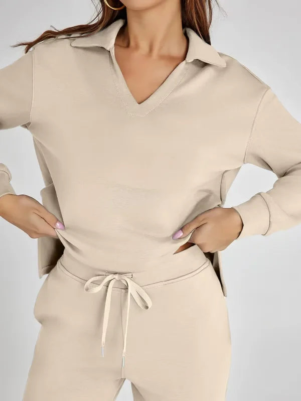 VioletVibe Gemütliches Hoodie-Set | Stylische und bequeme Loungewear für ultimativen Komfort