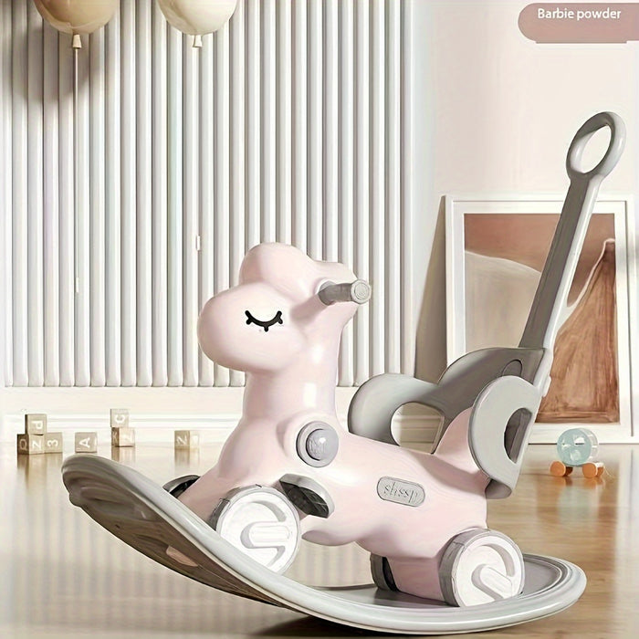 Twist & Ride: 2-in-1 Baby Schaukelpferd und Laufrad - Sicheres und Lustiges Spielzeug