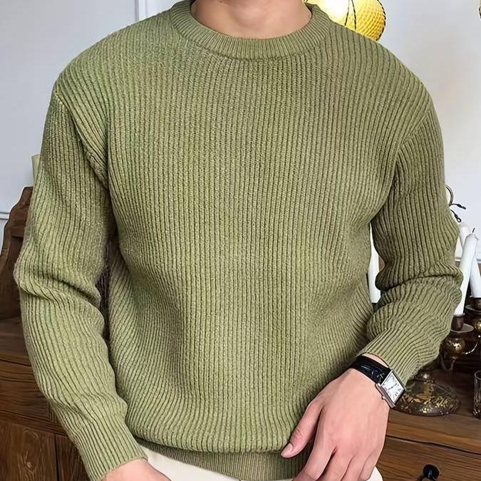 Klassischer Pullover für Herren | Warm