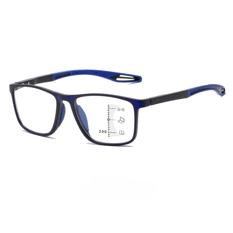 Luminex Brille mit ultraleichtem, progressivem Blaulichtschutz für ganztäglichen Komfort