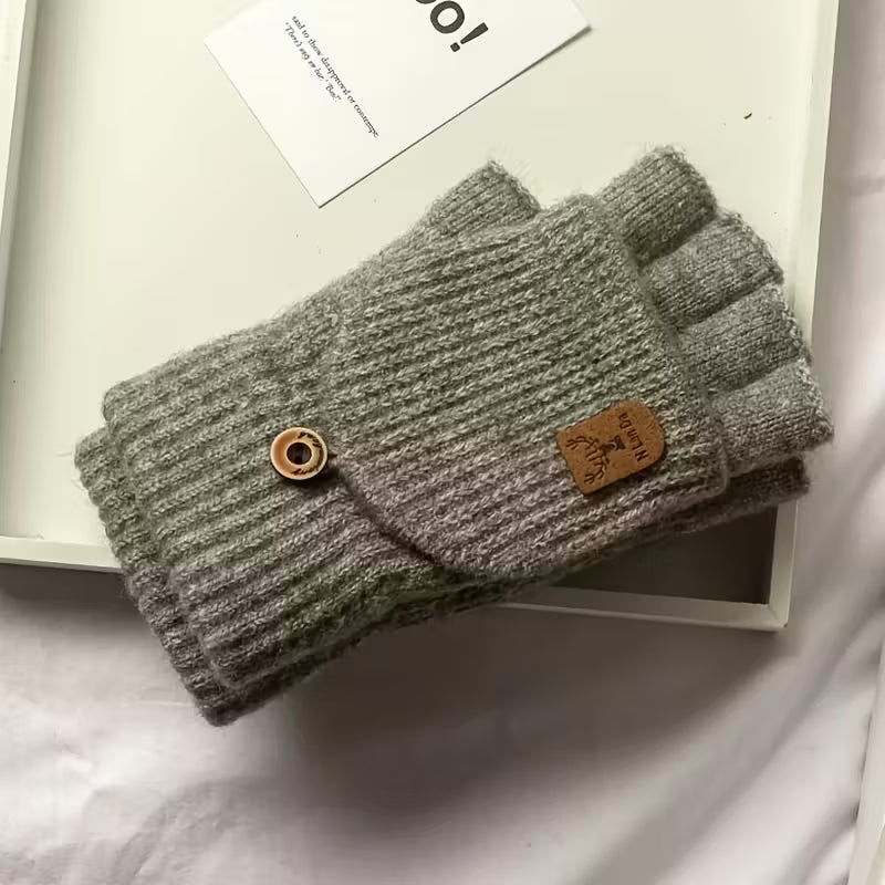 Herren WinterPro Fingerlose Handschuhe – Dick, Warm und Bequem