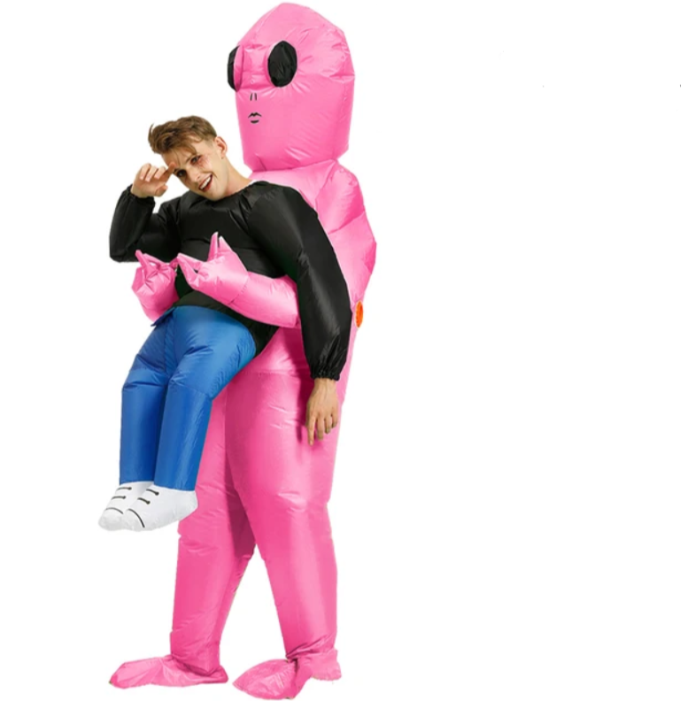 Alien Kostüm Aufblasbar Karneval Kinder und Erwachsene