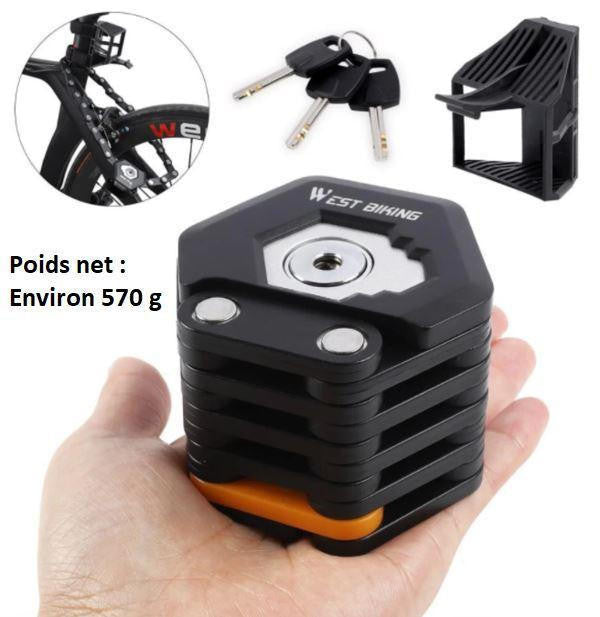 Faltbares Fahrradschloss für Männer und Frauen