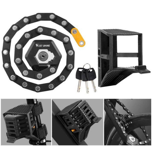 Faltbares Fahrradschloss für Männer und Frauen